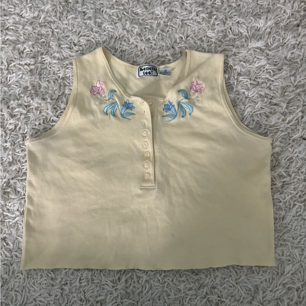 Vintage cottage core baby tank. Never worn! size M